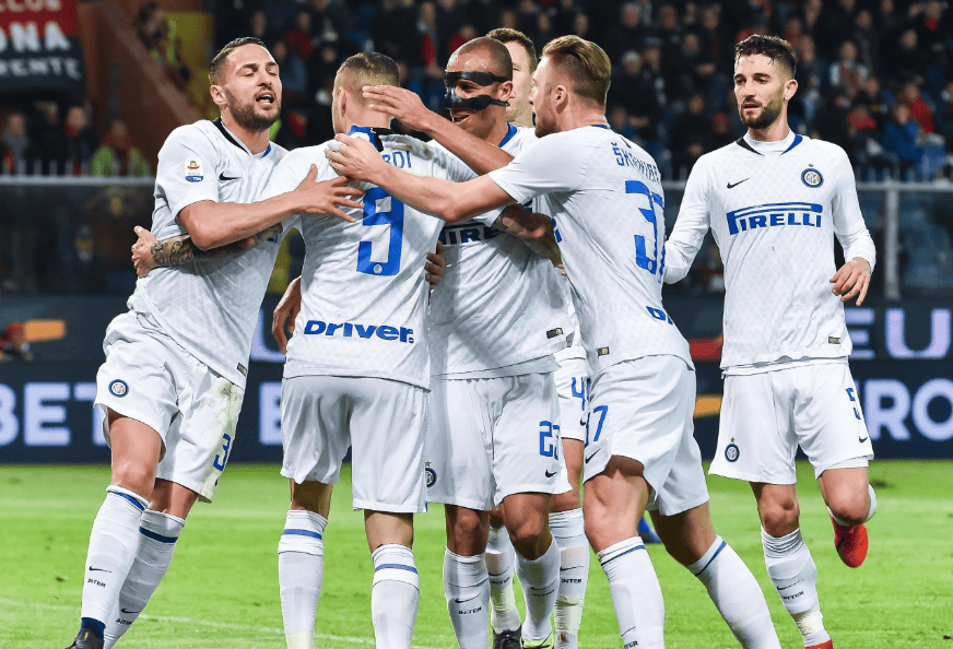 国际米兰意甲击败热那亚巴雷拉远射破门